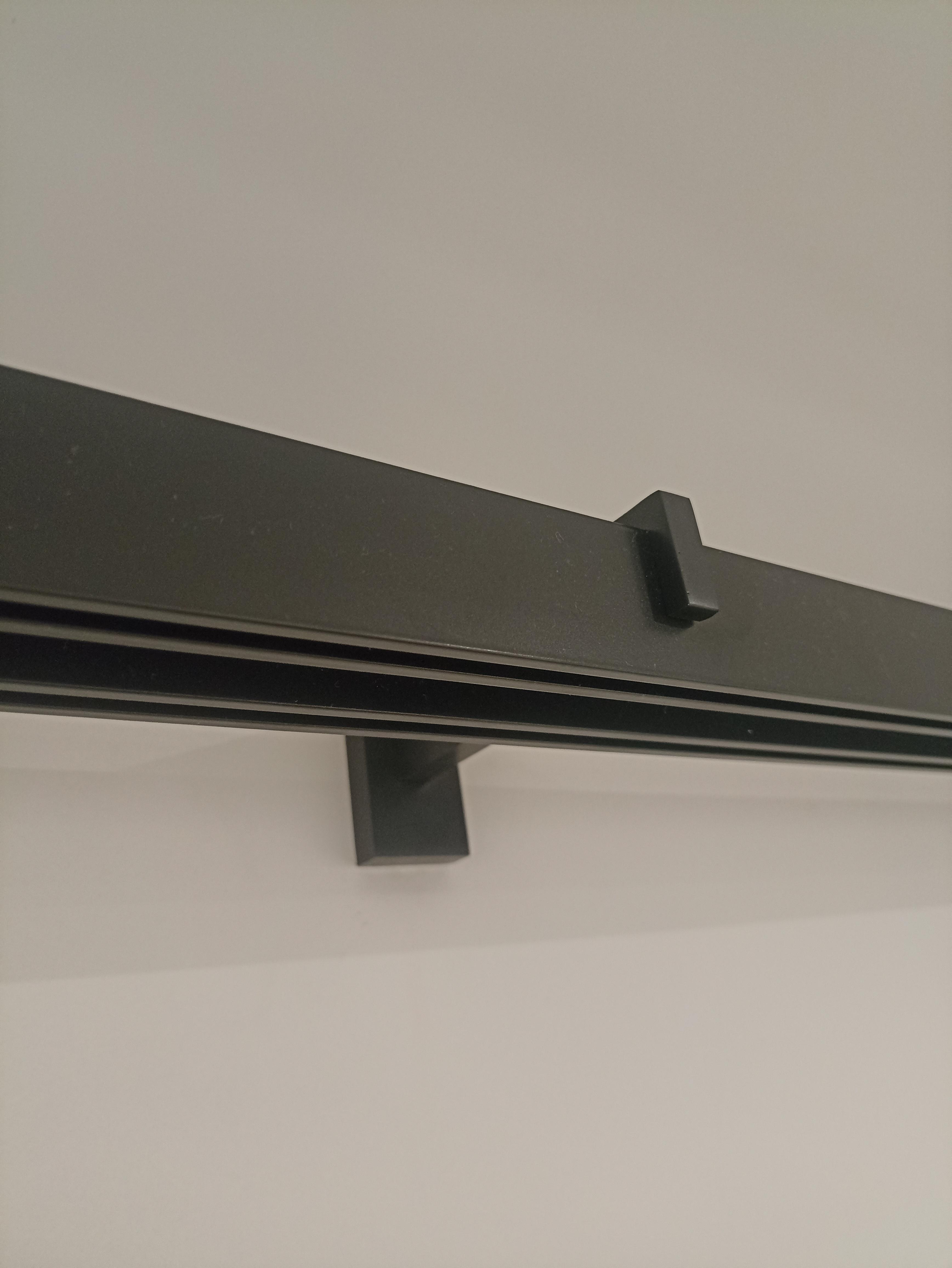 Карниз Quadrum Square line двойная заглушка кронштейн 9-12 см 120 см Белый в реальных условиях использования от покупателя Ярослав.