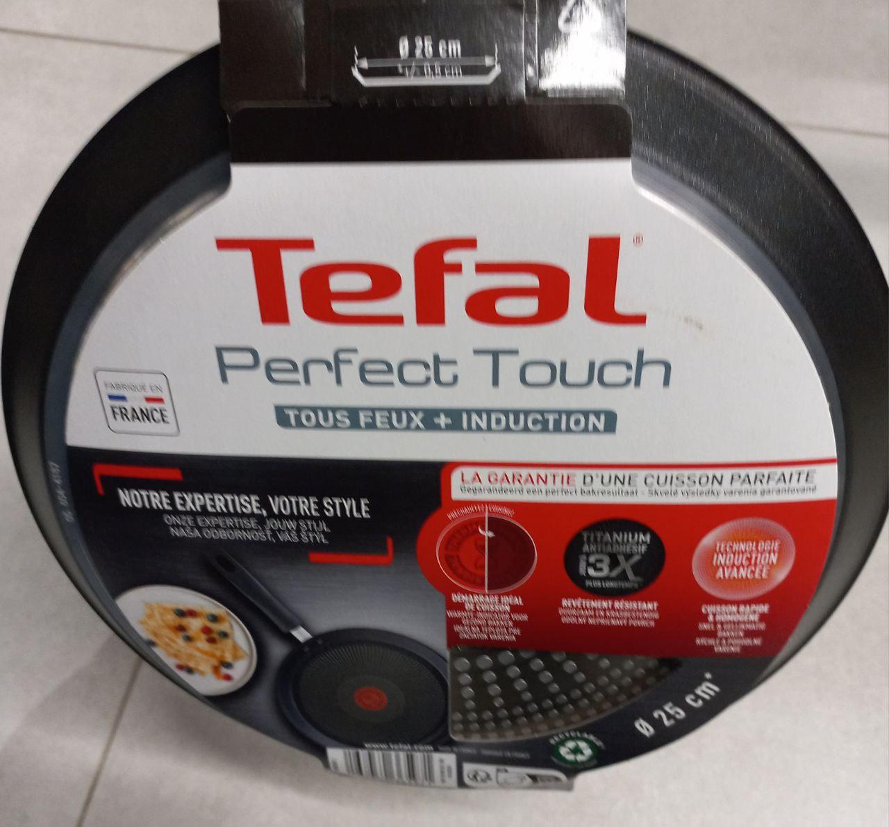 Сковорода для блинов Tefal Perfect Touch 25 см G3023813 в реальных условиях использования от пользователя Ксенія Давидова.