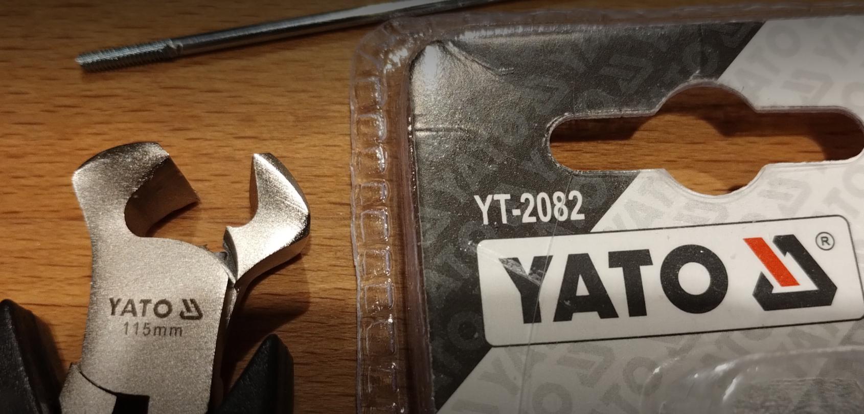 Кусачки YATO торцевые, никелированные, L = 115 мм YT-2082 в реальных условиях использования от пользователя В'ячеслав.