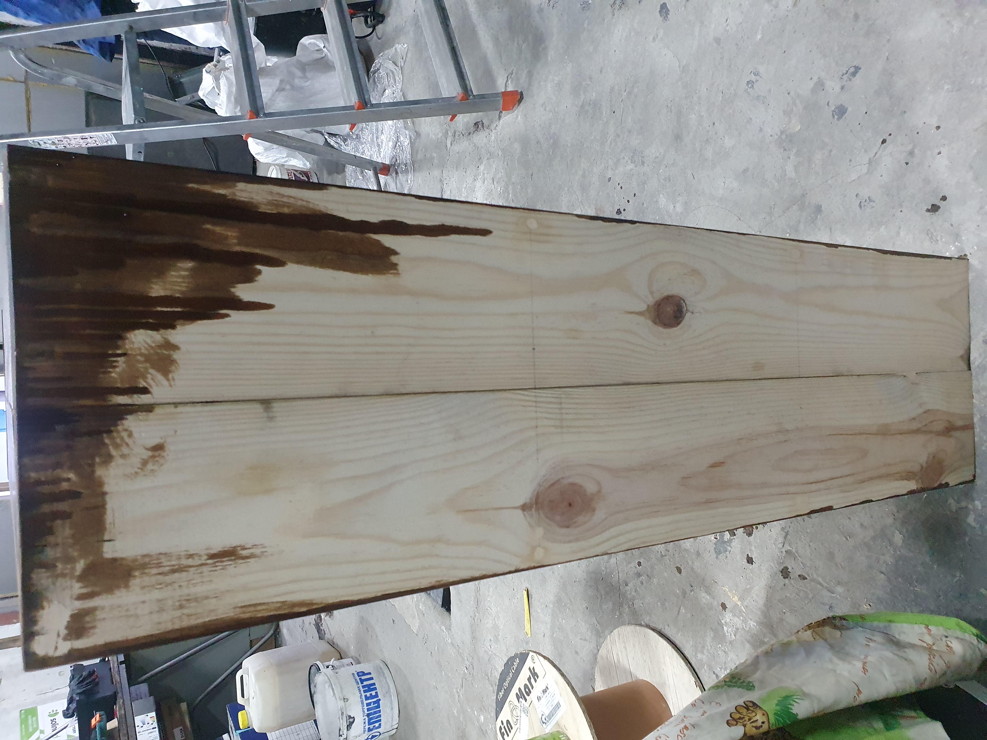 Фарба-лазур Helios Bori Thin-Layer Woodstain тонкошарова 9 палісандр шовковистий мат 0,75 л у реальних умовах використання від користувача Микола.