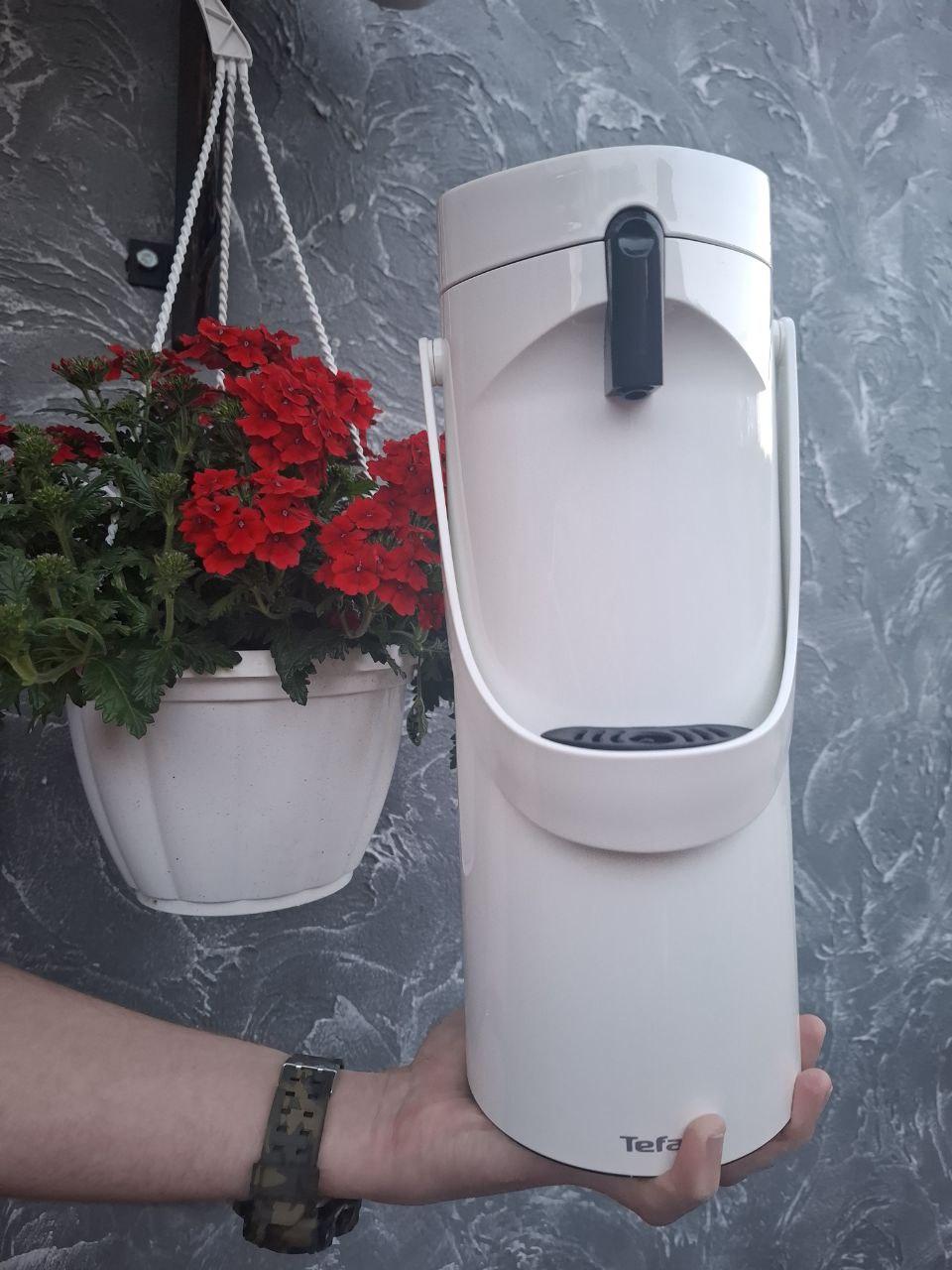 Термочайник Tefal PONZA PUMP 1.9 л K3140214 у реальних умовах використання від користувача Олена Мірник.