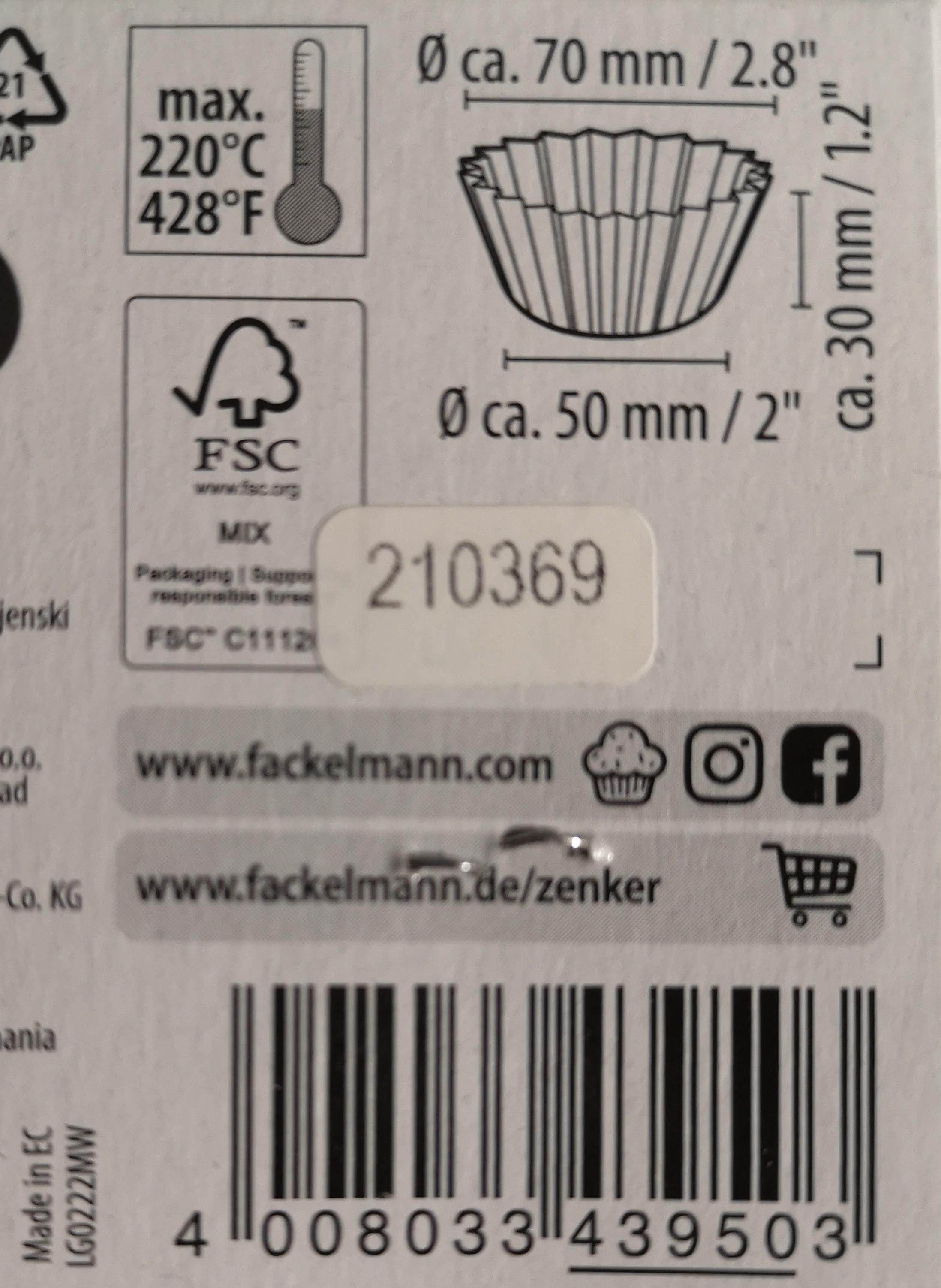 Формочки для кексів Zenker 43950 паперові кольорові 7 см 100 шт у реальних умовах використання від користувача Ігор.