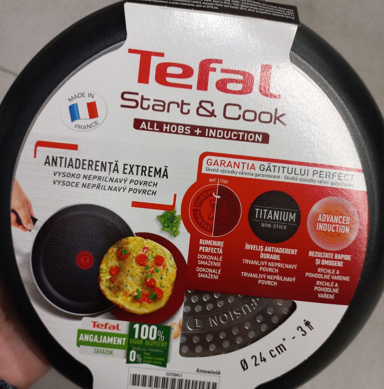 Сковорода Tefal Start&Cook 24 см C2720453 в реальных условиях использования от пользователя Галина Борисюк.