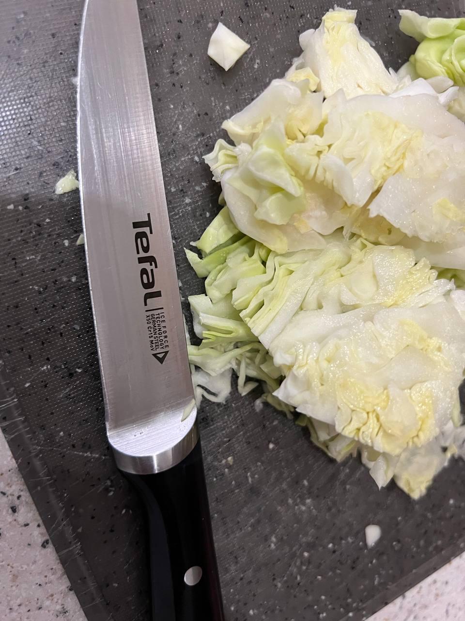 Ніж шеф-кухаря Tefal Ice Force 15 см у реальних умовах використання від користувача Галина Вовчок.