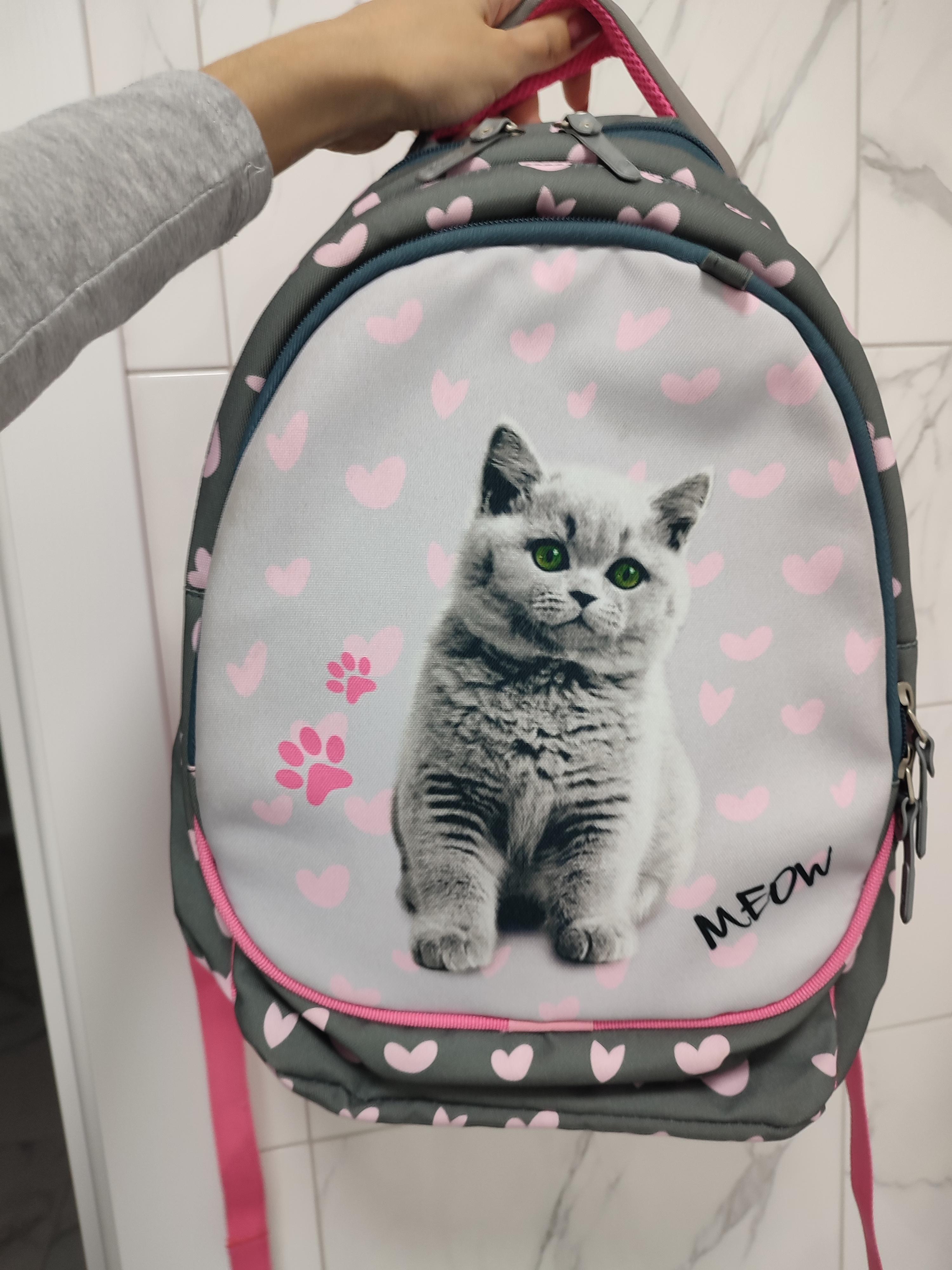Рюкзак Nota Bene Butterfly meow серый 23 л 565/137 в реальных условиях использования от пользователя Марія.