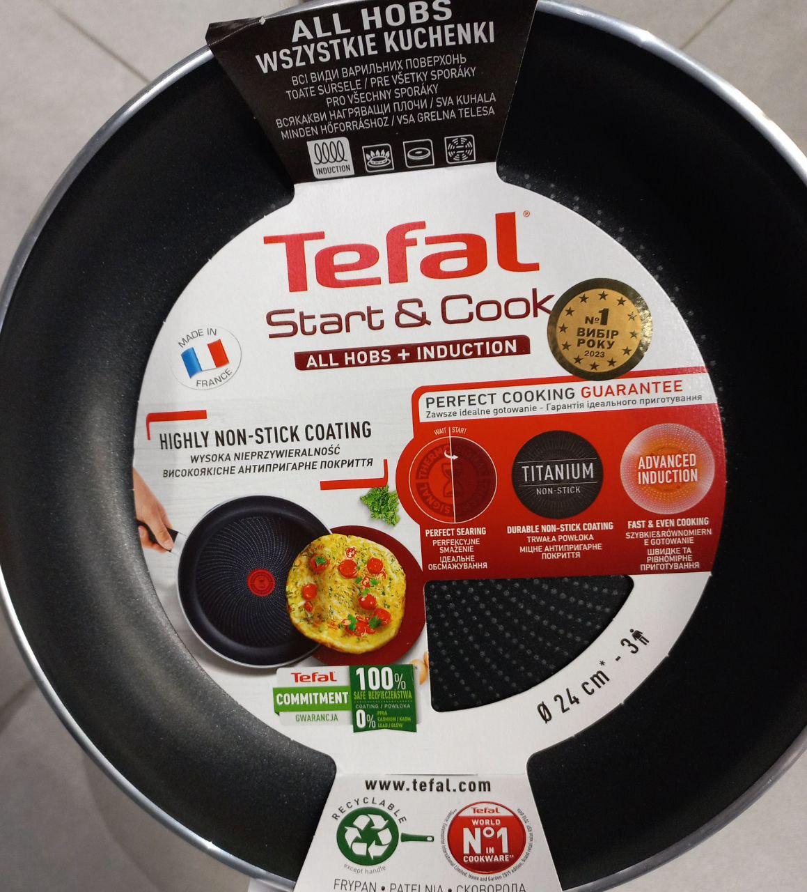 Сковорода Tefal Start&Cook 24 см C2720453 в реальных условиях использования от пользователя Галина Борисюк.
