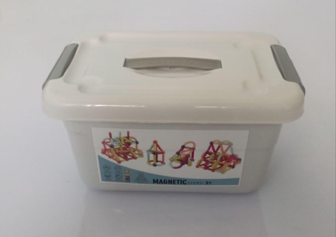 Конструктор детский 3D магнитный Magnetic Sticks из 100 цветных деталей для развития ребенка (15410275) в реальных условиях использования от пользователя Поприч Христина.