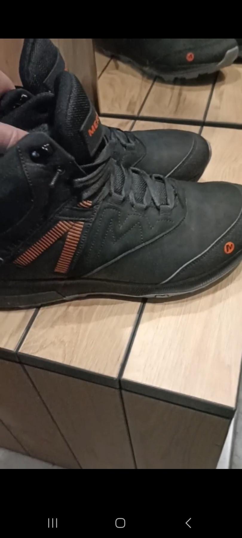 Черевики чоловічі туристичні шкіряні Merrell р. 45 Чорний (Мт чоррн бот) у реальних умовах використання від користувача Александр.