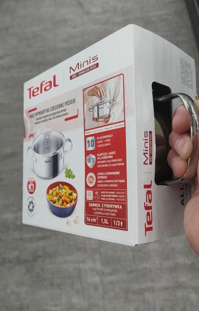 Кокотниця з кришкою Tefal Каструля з кришкою Tefal Minis 1.5 л H8744255 у реальних умовах використання від користувача Назар Шелестюк.
